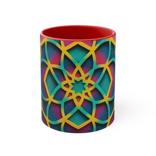 Kaleidoscope Harmony - 11oz Accent Mug