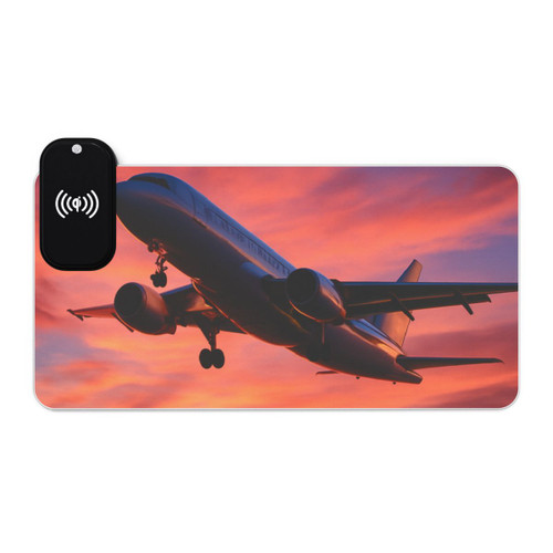 Skyward Bound - LED Gaming Mouse Pad, Wireless Charging