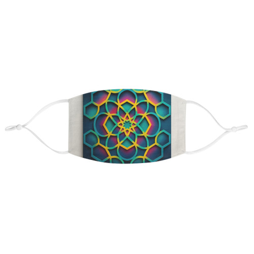 Kaleidoscope Harmony - Fabric Face Mask Kaleidoscope Harmony - Fabric Face Mask