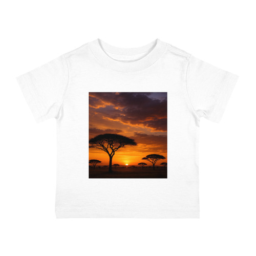 Savanna Sunset Harmony - Infant Cotton Jersey Tee Savanna Sunset Harmony - Infant Cotton Jersey Tee