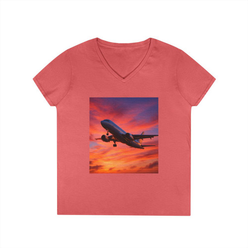 Skyward Bound - Ladies' V-Neck T-Shirt