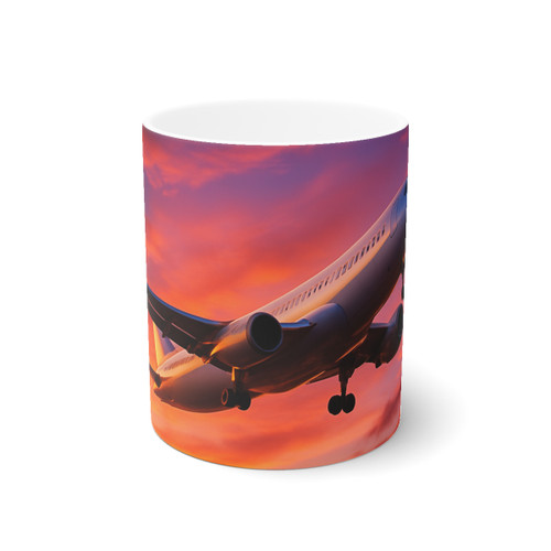 Skyward Bound - White Ceramic Mug, 11oz and 15oz