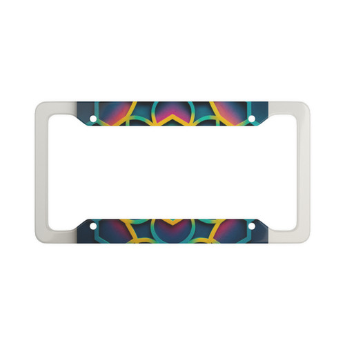 Kaleidoscope Harmony - License Plate Frame