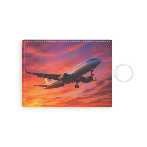 Skyward Bound - Saffiano Leather Card Holder