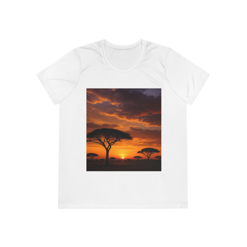 Savanna Sunset Harmony - Ladies Competitor Tee Savanna Sunset Harmony - Ladies Competitor Tee
