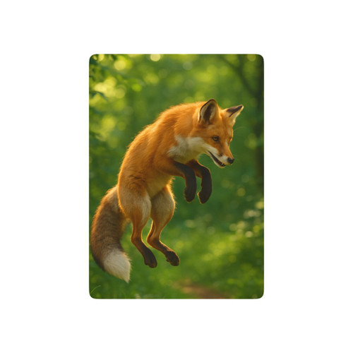 Whimsical Fox Tails - Poker Playing Cards