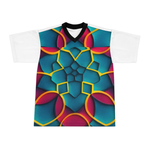 Kaleidoscope Harmony - Unisex Football Jersey (AOP)