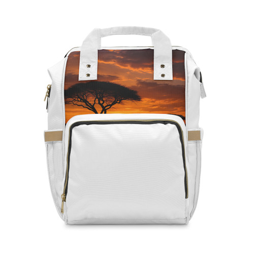 Savanna Sunset Harmony - Multifunctional Diaper Backpack Savanna Sunset Harmony - Multifunctional Diaper Backpack