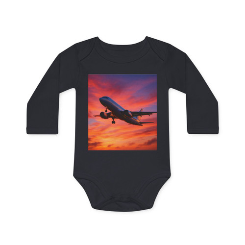Skyward Bound - Baby Long-Sleeve Organic Bodysuit Skyward Bound - Baby Long-Sleeve Organic Bodysuit