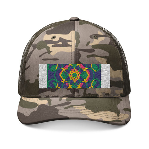 Kaleidoscope Harmony - Camouflage Trucker Hat (Embroidery)