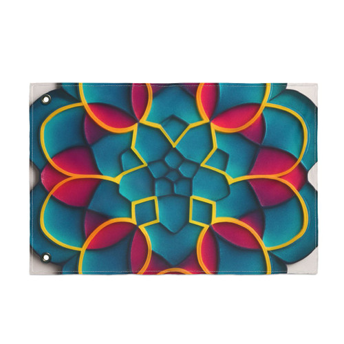 Kaleidoscope Harmony - Double Sided Flag