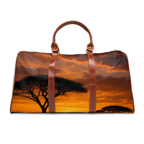 Savanna Sunset Harmony - Waterproof Travel Bag