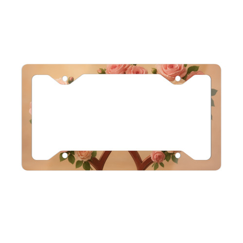 Enduring Love Blossoms - Metal License Plate Frame