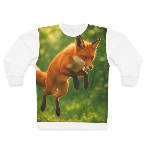 Whimsical Fox Tails - Unisex Sweatshirt (AOP) Whimsical Fox Tails - Unisex Sweatshirt (AOP)