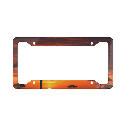 Savanna Sunset Harmony - License Plate Frame