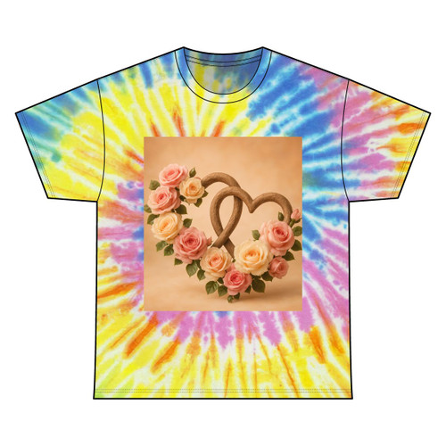 Enduring Love Blossoms - Unisex Tie Dye Cotton Tee Enduring Love Blossoms - Unisex Tie Dye Cotton Tee