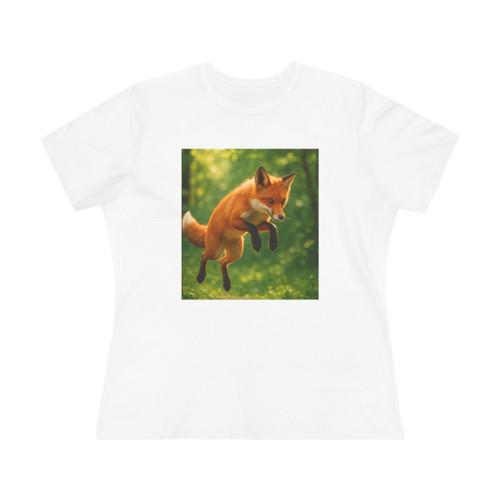 Whimsical Fox Tails - Women's Cotton Tee Whimsical Fox Tails - Women's Cotton Tee