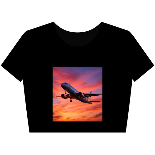 Skyward Bound - Women’s Poly-Cotton Crop Tee Skyward Bound - Women’s Poly-Cotton Crop Tee