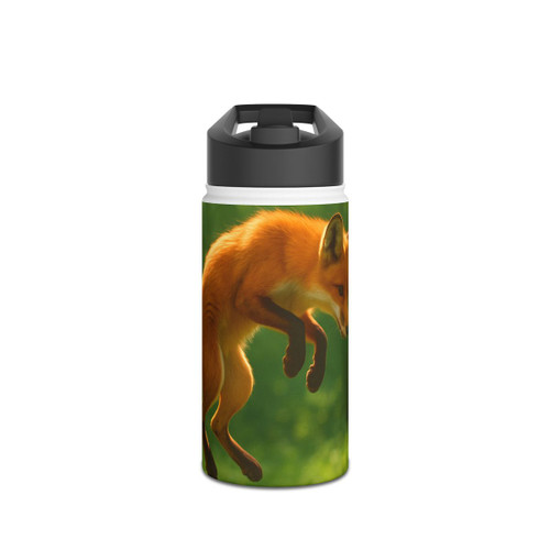 Whimsical Fox Tails - Stainless Steel Water Bottle, Standard Lid