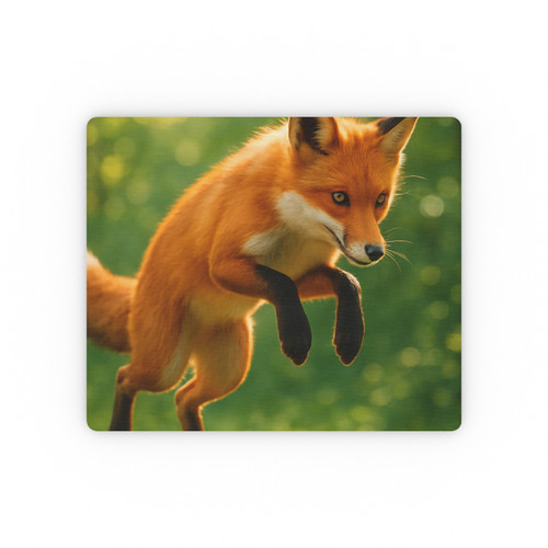 Whimsical Fox Tails - Rectangular Mouse Pad