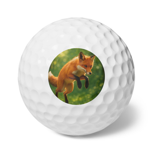 Whimsical Fox Tails - Golf Balls, 6pcs