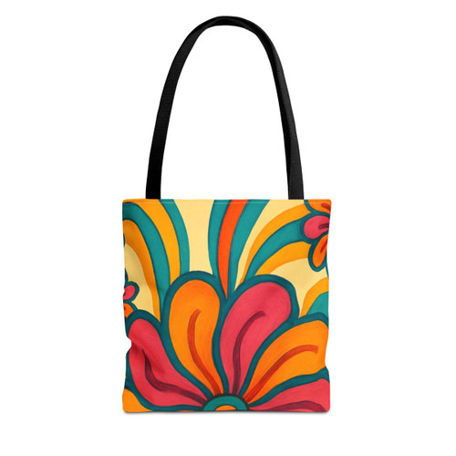 Psychedelic Flower Power - Tote Bag (AOP)