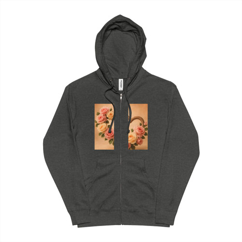 Enduring Love Blossoms - Unisex Fleece Zip Up Hoodie Enduring Love Blossoms - Unisex Fleece Zip Up Hoodie