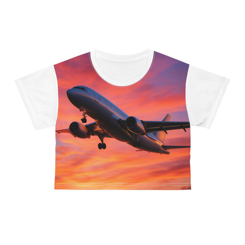 Skyward Bound - Crop Tee (AOP) Skyward Bound - Crop Tee (AOP)
