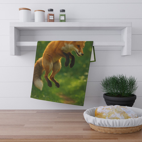 Whimsical Fox Tails - Tea Towels (cotton, poly)