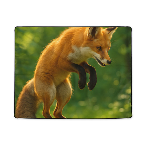 Whimsical Fox Tails - Polyester Blanket