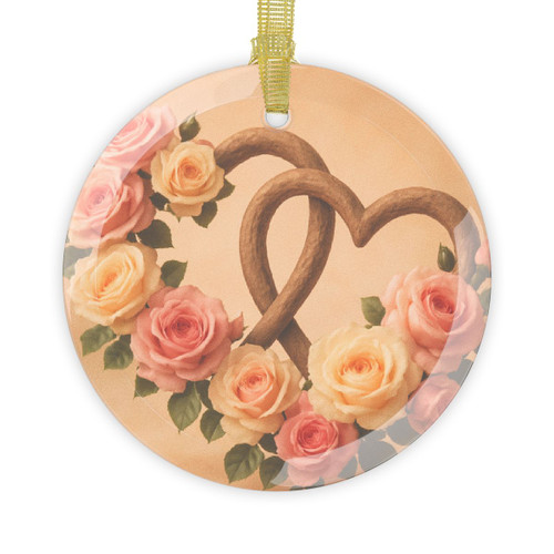 Enduring Love Blossoms - Glass Ornaments
