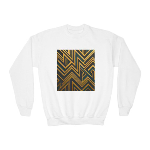 Opulent Geometry - Youth Crewneck Sweatshirt Opulent Geometry - Youth Crewneck Sweatshirt
