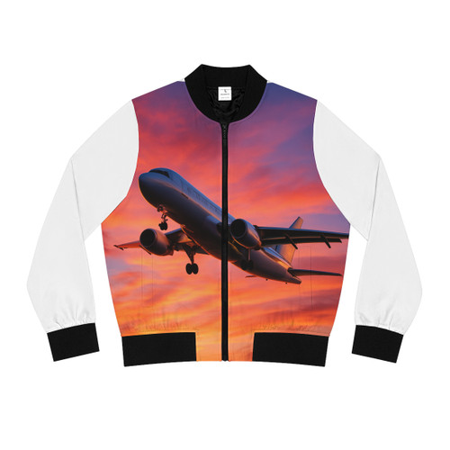 Skyward Bound - Women's Bomber Jacket (AOP) Skyward Bound - Women's Bomber Jacket (AOP)