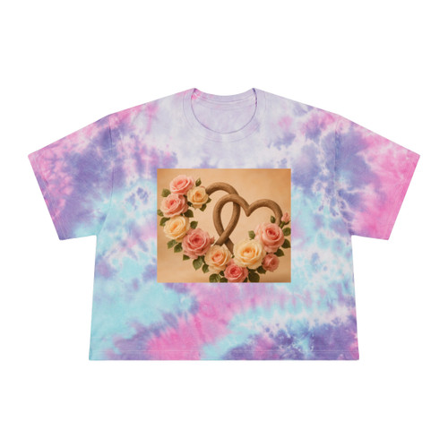 Enduring Love Blossoms - Women's Tie-Dye Crop Tee Enduring Love Blossoms - Women's Tie-Dye Crop Tee