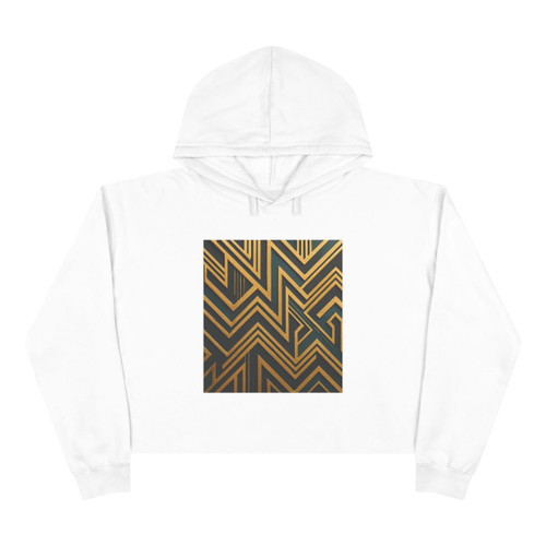 Opulent Geometry - Crop Hoodie Opulent Geometry - Crop Hoodie