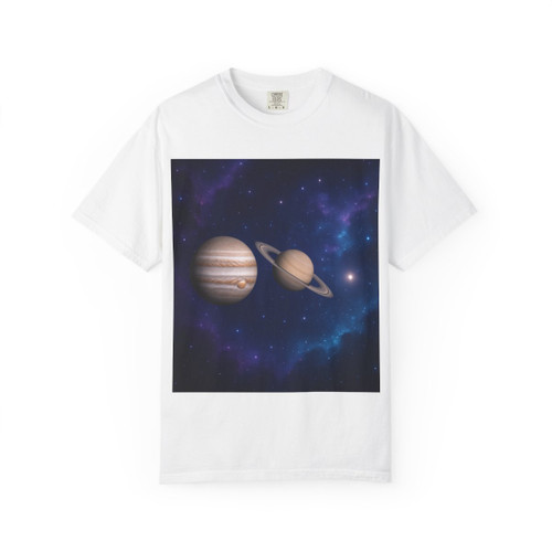 Celestial Convergence - Unisex Garment-Dyed T-shirt