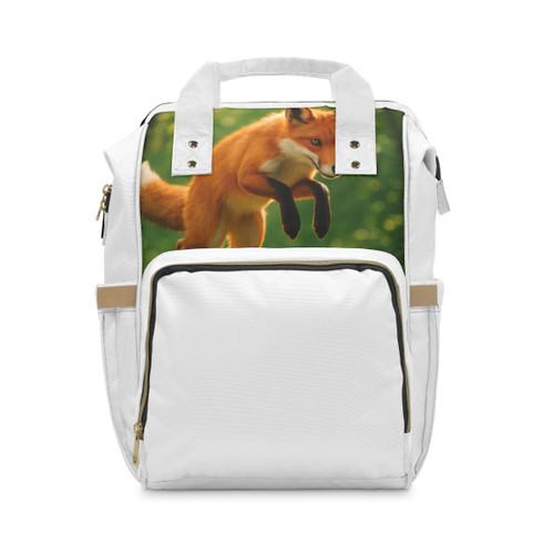 Whimsical Fox Tails - Multifunctional Diaper Backpack