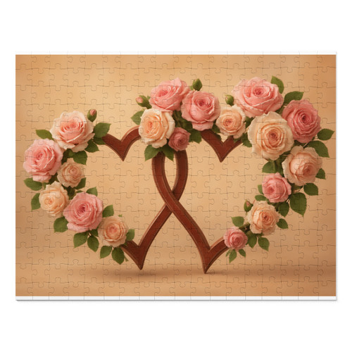 Enduring Love Blossoms - Jigsaw Puzzle with Tin