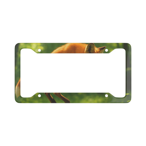 Whimsical Fox Tails - License Plate Frame