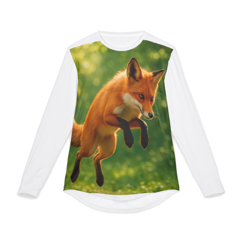 Whimsical Fox Tails - Men's UV Protection Long Sleeve Shirt (AOP) Whimsical Fox Tails - Men's UV Protection Long Sleeve Shirt (AOP)