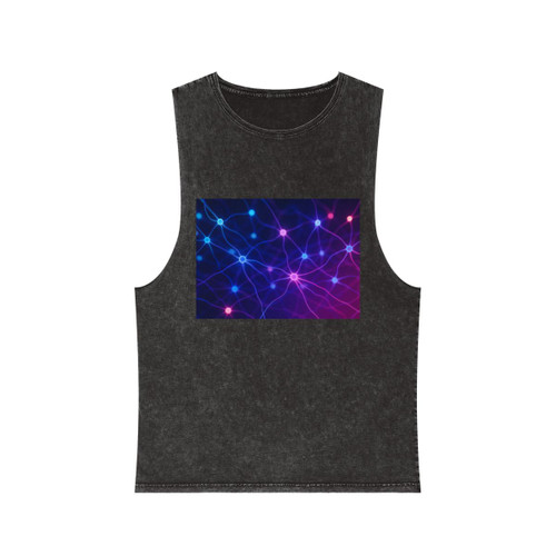 Digital Mindscape - Unisex Stonewash Tank Top Digital Mindscape - Unisex Stonewash Tank Top