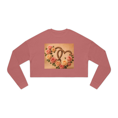 Enduring Love Blossoms - Women's Cropped Sweatshirt Enduring Love Blossoms - Women's Cropped Sweatshirt