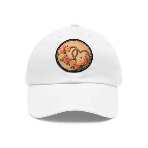 Enduring Love Blossoms - Dad Hat with Leather Patch (Round)