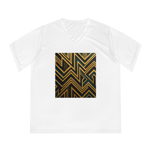 Opulent Geometry - Women's Performance V-Neck T-Shirt Opulent Geometry - Women's Performance V-Neck T-Shirt