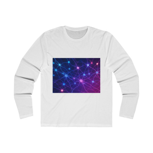 Digital Mindscape - Men's Long Sleeve Crew Tee Digital Mindscape - Men's Long Sleeve Crew Tee