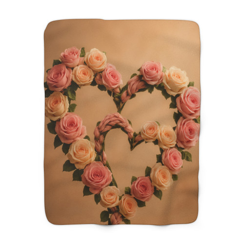 Enduring Love Blossoms - Sherpa Fleece Blanket