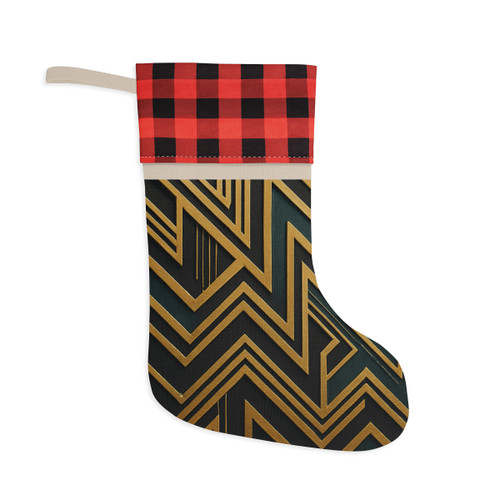 Opulent Geometry - Christmas Stocking