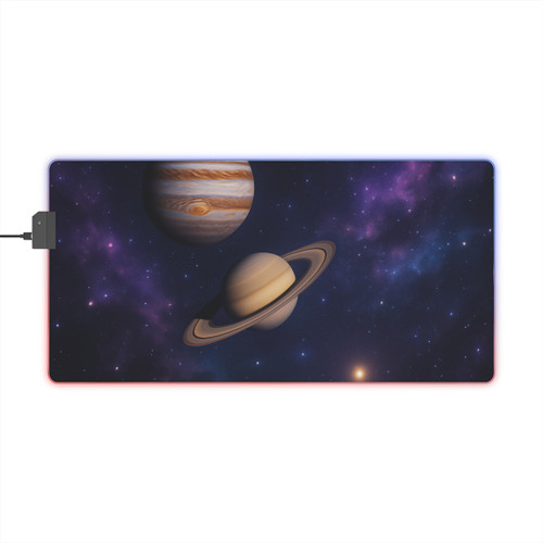 Celestial Convergence - LED Gaming Mouse Pad