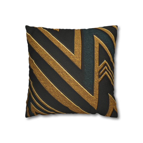 Opulent Geometry - Spun Polyester Square Pillowcase