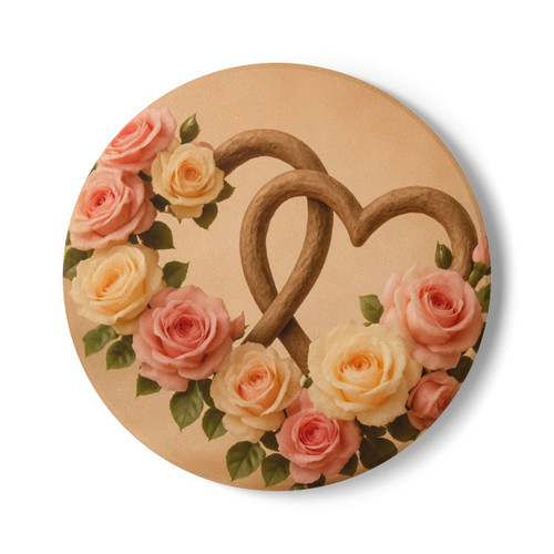 Enduring Love Blossoms - Ceramic Coaster